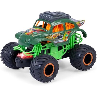 Dickie Toys Dune Bug Monster truck a partire dai 3 anni (18 cm) – VW Maggiolino come camion mostro con luce e suono fresco, auto giocattolo per bambini con frizione e pneumatici in gomma, batterie Dickie Toys Dune Bug Monster truck a partire dai 3 anni (18 cm) – VW Maggiolino come camion mostro con luce e suono fresco, auto giocattolo per bambini con frizione e pneumatici in gomma, batterie