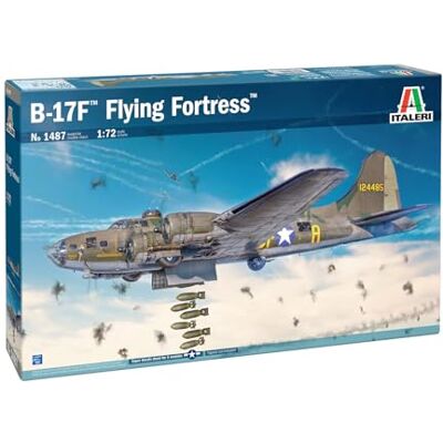 Italeri B-17F Flying Fortress, scala 1:72, Plastic Model Kit/Modello in plastica da montare Italeri B-17F Flying Fortress, scala 1:72, Plastic Model Kit/Modello in plastica da montare