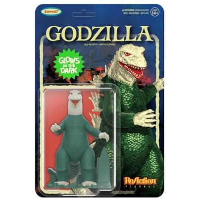SUPER7 Toho Reaction Figures Godzilla Model Kit (Glow) Action Figure SUPER7 Toho Reaction Figures Godzilla Model Kit (Glow) Action Figure