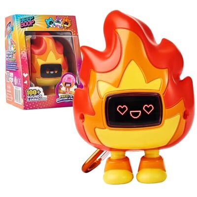Giochi Preziosi Beep Boop Tochi, Personaggio Interattivo Da Accudire, Animale virtuale Fuoco Con Moschettone, 4 Mini Giochi e 70 Suoni, Gioco per Bambini dai 5 anni Giochi Preziosi Beep Boop Tochi, Personaggio Interattivo Da Accudire, Animale virtuale Fuoco Con Moschettone, 4 Mini Giochi e 70 Suoni, Gioco per Bambini dai 5 anni