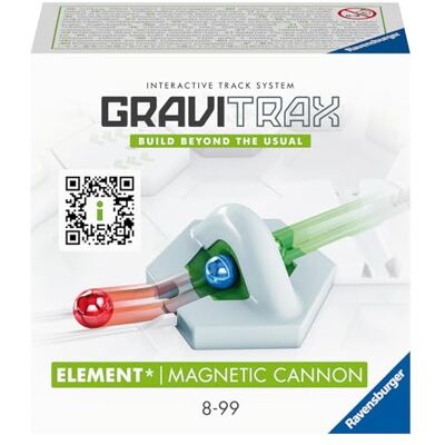 Ravensburger GraviTrax Element Magnetic Cannon: Spara la biglia con forza magnetica, Accessorio pista biglie, Gioco STEM 8+ anni e adulti, Non giocabile da solo, Compatibile con tutti i GraviTrax Ravensburger GraviTrax Element Magnetic Cannon: Spara la biglia con forza magnetica, Accessorio pista biglie, Gioco STEM 8+ anni e adulti, Non giocabile da solo, Compatibile con tutti i GraviTrax