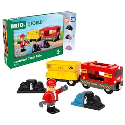 Brio Treno merci pietre preziose Treno Giocattolo Per Bambini Gioco Bambino 3 Anni Trenino Legno Regalo Bambini 3 Anni Brio Treno merci pietre preziose Treno Giocattolo Per Bambini Gioco Bambino 3 Anni Trenino Legno Regalo Bambini 3 Anni