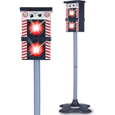 JAMARA Flitzer Traffic Flash, giocattolo per bambini, monitoraggio del traffico della polizia, giocattolo radar, con pulsante JAMARA Flitzer Traffic Flash, giocattolo per bambini, monitoraggio del traffico della polizia, giocattolo radar, con pulsante
