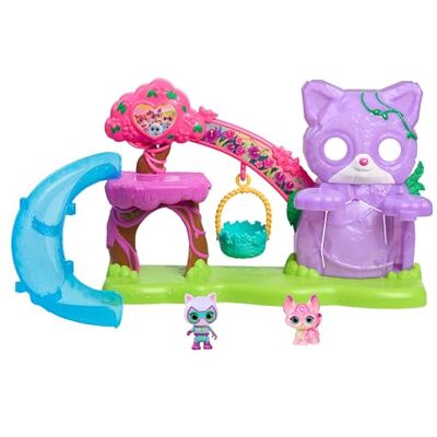 Just Play Set di gioco Disney Junior SuperKitties Su-Purr Wild con scivolo e altalena, 5 pezzi, 3 personaggi con forma modificabile, giocattoli per bambini dai 3 anni Just Play Set di gioco Disney Junior SuperKitties Su-Purr Wild con scivolo e altalena, 5 pezzi, 3 personaggi con forma modificabile, giocattoli per bambini dai 3 anni