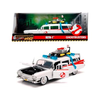 Jada Giocattoli Ghostbusters ECTO-1 Metallizzato Scala 1:24, Modello Collezionabile con Porte, Cofano e Bagagliaio Pieghevoli, Interni dettagliati e Finiture realistiche per Fan da 8 anni Jada Giocattoli Ghostbusters ECTO-1 Metallizzato Scala 1:24, Modello Collezionabile con Porte, Cofano e Bagagliaio Pieghevoli, Interni dettagliati e Finiture realistiche per Fan da 8 anni
