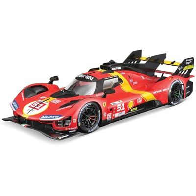 Burago B 1/18 Ferrari Racing 499P LMH 2023#51 Rosso NUOVA 2024: Replica metallica interni dettagliati Porte e Cofano apribili in scala 1/18°-Vincitore delle 24h di Mans 2023 Burago B 1/18 Ferrari Racing 499P LMH 2023#51 Rosso NUOVA 2024: Replica metallica interni dettagliati Porte e Cofano apribili in scala 1/18°-Vincitore delle 24h di Mans 2023