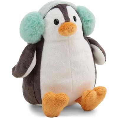 NICI Peluche Pinguino con Paraorecchie 12 cm Morbido e Tenero, Idea Regalo NICI Peluche Pinguino con Paraorecchie 12 cm Morbido e Tenero, Idea Regalo