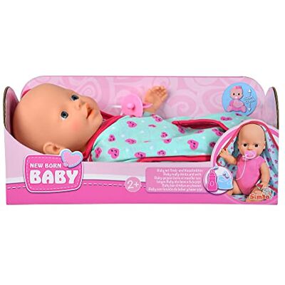 Simba New Born Baby New Born, coperta morbida in vinile, per bere e bagnare, 30 cm a partire dai 3 anni Simba New Born Baby New Born, coperta morbida in vinile, per bere e bagnare, 30 cm a partire dai 3 anni