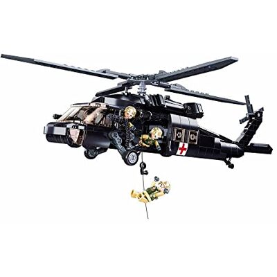 Sluban ModelBricks-UH-60 Black Hawk 692pcs Sluban ModelBricks-UH-60 Black Hawk 692pcs