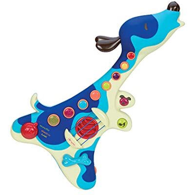 B. toys Woofer Chitarra per Bambini Strumento Musicale 3 modalità Musicali Pulsanti Grandi e Colorati 2 Anni + B. toys Woofer Chitarra per Bambini Strumento Musicale 3 modalità Musicali Pulsanti Grandi e Colorati 2 Anni +