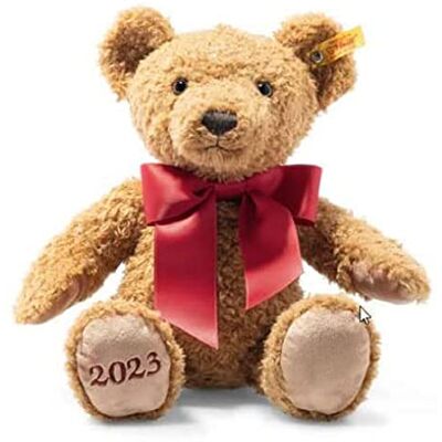 Steiff Orsacchiotto Cosy Year 2023 – 34 cm – Marrone oro , Digione Steiff Orsacchiotto Cosy Year 2023 – 34 cm – Marrone oro , Digione