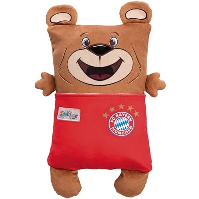 NICI Cosidoos Peluche Reversibile a Forma di Berni, Mascotte del Bayern Monaco, in Morbido Tessuto Peluche, da coccolare e per Giocare, per Bambini e Adulti, 30 x 20 cm, Marrone NICI Cosidoos Peluche Reversibile a Forma di Berni, Mascotte del Bayern Monaco, in Morbido Tessuto Peluche, da coccolare e per Giocare, per Bambini e Adulti, 30 x 20 cm, Marrone