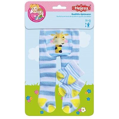 Heless Vestiti per Bambole, Collant e Calzini con Motivi di Animali in 3 Modelli (Assortiti), per Bambole e Peluche di Dimensioni 35-45 cm Heless Vestiti per Bambole, Collant e Calzini con Motivi di Animali in 3 Modelli (Assortiti), per Bambole e Peluche di Dimensioni 35-45 cm