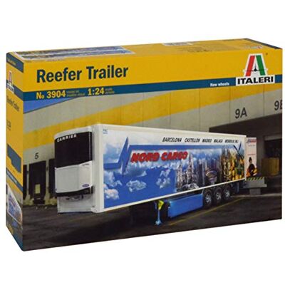 Italeri 3904 Reefer Trailer (New Rims And Decal) Model Kit Scala 1:24 Italeri 3904 Reefer Trailer (New Rims And Decal) Model Kit Scala 1:24