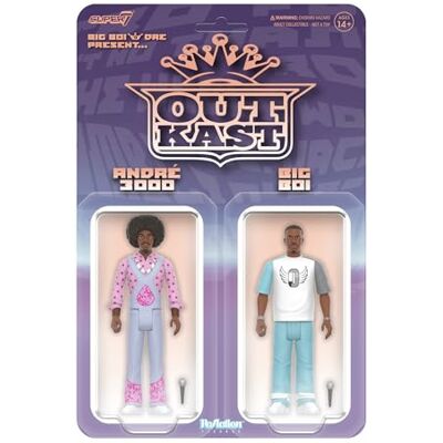 SUPER7 Outkast Reaction Figures Wave 03 Action figure di Outkast (Big Boi & Dre Present) SUPER7 Outkast Reaction Figures Wave 03 Action figure di Outkast (Big Boi & Dre Present)