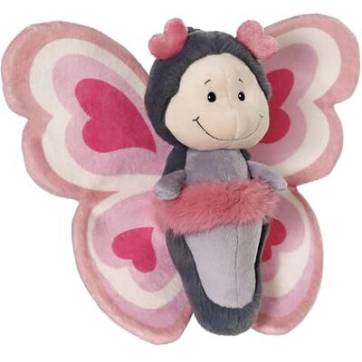NICI Love Farfalla di peluche, morbido e tenero pupazzo per coccole e giochi, per adulti e bambini, in confezione regalo, 21 cm, rosa NICI Love Farfalla di peluche, morbido e tenero pupazzo per coccole e giochi, per adulti e bambini, in confezione regalo, 21 cm, rosa