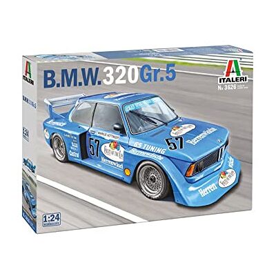 Italeri B.M.W. 320 Group 5, Scala 1:24, Plastic Model Kit, Modello in Plastica da Montare, Modellismo Italeri B.M.W. 320 Group 5, Scala 1:24, Plastic Model Kit, Modello in Plastica da Montare, Modellismo