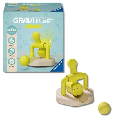 Ravensburger GraviTrax Junior Element My Hammer: Accelera e lancia le biglie, Accessorio pista biglie 3 pezzi, Gioco STEM 3+ anni, Non giocabile da solo, Compatibile con tutti i GraviTrax Ravensburger GraviTrax Junior Element My Hammer: Accelera e lancia le biglie, Accessorio pista biglie 3 pezzi, Gioco STEM 3+ anni, Non giocabile da solo, Compatibile con tutti i GraviTrax