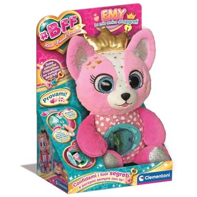 Clementoni BFF Emy La Mia Amica dei Segreti, Peluche Interattivo con Modulo Elettronico e Effetti Luminosi, Gioco per Bambini 4-6 Anni per Registrare Messaggi e Nascondere Tesori, Clementoni BFF Emy La Mia Amica dei Segreti, Peluche Interattivo con Modulo Elettronico e Effetti Luminosi, Gioco per Bambini 4-6 Anni per Registrare Messaggi e Nascondere Tesori,