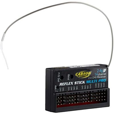 Carson Ricevitore a 14 canali Reflex Stick Multi PRO, 2,4 GHz Carson Ricevitore a 14 canali Reflex Stick Multi PRO, 2,4 GHz