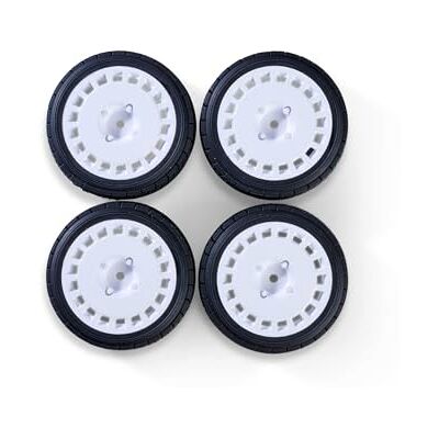 Carson 1:10 Set di ruote (4) Rally Design1 bianco accessori per modellismo, pezzi di ricambio, tuning, pneumatici, set di pneumatici Carson 1:10 Set di ruote (4) Rally Design1 bianco accessori per modellismo, pezzi di ricambio, tuning, pneumatici, set di pneumatici