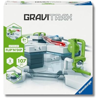 Ravensburger Gravitrax Actionset FlipnDip Pista Biglie Con 107 Pezzi Rompicapo Bambini Con Le Biglie Giochi Bambino 8 Anni Maschio Giochi Per Bambini Compatibili Con Tutti I Gravitrax Ravensburger Gravitrax Actionset FlipnDip Pista Biglie Con 107 Pezzi Rompicapo Bambini Con Le Biglie Giochi Bambino 8 Anni Maschio Giochi Per Bambini Compatibili Con Tutti I Gravitrax