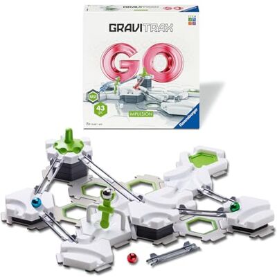 Ravensburger GraviTrax: Go Impulsion, Pista biglie 43 pezzi, Rompicapo bambini e adulti, Giochi bambini 8 anni e più, Gioco Interattivo ed Educativo STEM, Compatibile con tutti i produtti GraviTrax Ravensburger GraviTrax: Go Impulsion, Pista biglie 43 pezzi, Rompicapo bambini e adulti, Giochi bambini 8 anni e più, Gioco Interattivo ed Educativo STEM, Compatibile con tutti i produtti GraviTrax