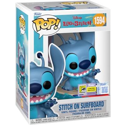 Funko Pop! Vinyl: Lilo & Stitch Stitch Surf Esclusiva Amazon Figura in Vinile da Collezione Idea Regalo Merchandising Ufficiale Giocattoli per Bambini e Adulti Movies Fans Funko Pop! Vinyl: Lilo & Stitch Stitch Surf Esclusiva Amazon Figura in Vinile da Collezione Idea Regalo Merchandising Ufficiale Giocattoli per Bambini e Adulti Movies Fans
