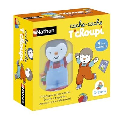 Nathan Cache Cache Tchoupi Gioco elettronico con figura parlante Educativo e in evoluzione Ascolta, divertiti e trova T-choupi 4 giochi Per bambini da 1 a 5 anni Nathan Cache Cache Tchoupi Gioco elettronico con figura parlante Educativo e in evoluzione Ascolta, divertiti e trova T-choupi 4 giochi Per bambini da 1 a 5 anni