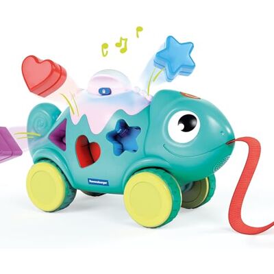 Ravensburger 4875 Play+ Musical Shapes and Colors Chameleon, selezionatore di colori e forme, con effetti luminosi e sonori, giocattoli elettronici a partire da 1 anno Ravensburger 4875 Play+ Musical Shapes and Colors Chameleon, selezionatore di colori e forme, con effetti luminosi e sonori, giocattoli elettronici a partire da 1 anno