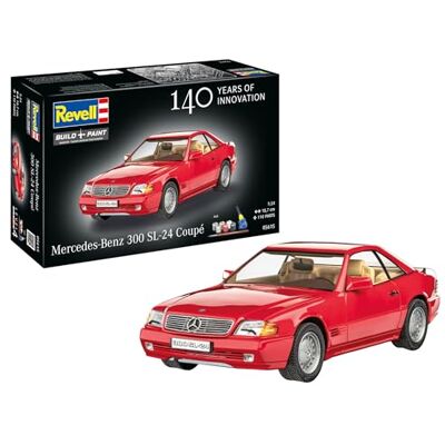 Revell Mercedes-Benz 300 SL-24 Coupé Mercedes Benz, 100 anni, scala 1:24, kit modellino in plastica non costruita con accessori Revell Mercedes-Benz 300 SL-24 Coupé Mercedes Benz, 100 anni, scala 1:24, kit modellino in plastica non costruita con accessori