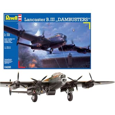 Revell 04295 Lancaster B.III Dambuster Kit di Modello in Plastica, Scala 1:72 Revell 04295 Lancaster B.III Dambuster Kit di Modello in Plastica, Scala 1:72