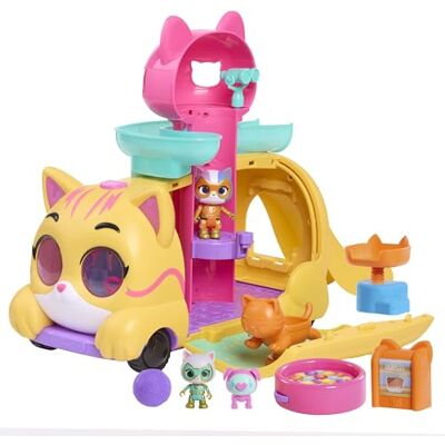Just Play Set di gioco luci e suoni Disney Junior SuperKitties Purr ‘N’ Go, 10 pezzi, personaggi snodabili Just Play Set di gioco luci e suoni Disney Junior SuperKitties Purr ‘N’ Go, 10 pezzi, personaggi snodabili
