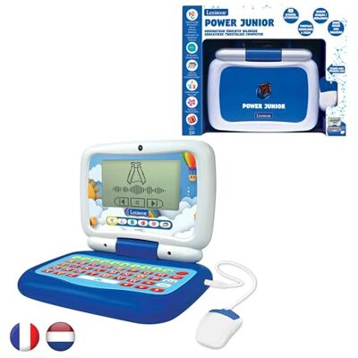 Lexibook , Power Junior, Notebook educativo bilingue Francese/neerlandese con 40 attività tra Cui Un Nuovo Modo di Imparare a Leggere e contare, Lexibook , Power Junior, Notebook educativo bilingue Francese/neerlandese con 40 attività tra Cui Un Nuovo Modo di Imparare a Leggere e contare,