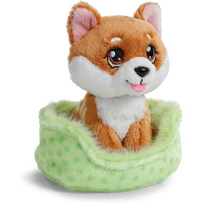 NICI Cagnolino Shiba Inu di Peluche nel Cestino, Morbido e tenero Pupazzo per Coccole e Giochi, per Adulti e Bambini, 12 cm, Marrone, Colore Cane NICI Cagnolino Shiba Inu di Peluche nel Cestino, Morbido e tenero Pupazzo per Coccole e Giochi, per Adulti e Bambini, 12 cm, Marrone, Colore Cane
