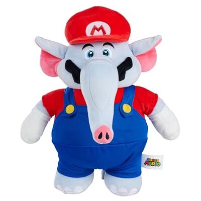 Simba Super Mario Peluche elefante, 35 cm, Personaggio Ufficiale Nintendo da Super Mario Bros, realizzato in morbido peluche, +0 mesi, Simba Super Mario Peluche elefante, 35 cm, Personaggio Ufficiale Nintendo da Super Mario Bros, realizzato in morbido peluche, +0 mesi,