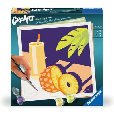 Ravensburger CreArt Adulti Serie Trend quadrati Piña Colada Kit Pittura Bambini Dimensione Di 20 x 20 Giochi Bambina 12 Anni Paint By Numbers Idee Regalo Regalo Bambino 12 Anni Ravensburger CreArt Adulti Serie Trend quadrati Piña Colada Kit Pittura Bambini Dimensione Di 20 x 20 Giochi Bambina 12 Anni Paint By Numbers Idee Regalo Regalo Bambino 12 Anni