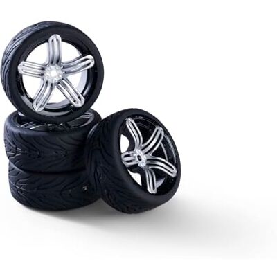 Carson Ruote 1:10 SC (4) stile 6S argento accessori per modellismo, pezzi di ricambio, tuning, pneumatici, set di pneumatici Carson Ruote 1:10 SC (4) stile 6S argento accessori per modellismo, pezzi di ricambio, tuning, pneumatici, set di pneumatici