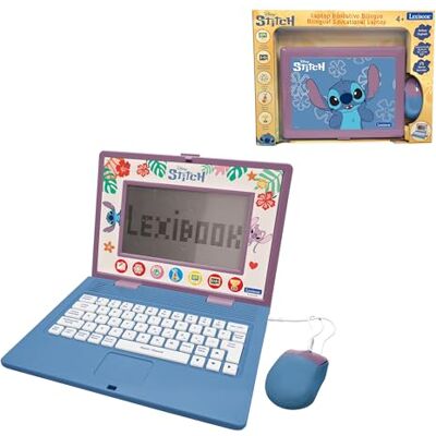 Lexibook , Disney Stitch, Computer educativo bilingue Stitch con 170 attività Inglese/Italiano, Lexibook , Disney Stitch, Computer educativo bilingue Stitch con 170 attività Inglese/Italiano,