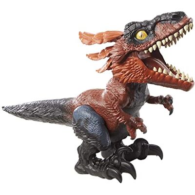Mattel Jurassic World Dominion Uncaged Creature Ruggenti, Dinosauro Piroraptor, con movimenti interattivi e suoni che si attivano al tocco, Giocattolo e regalo per Bambini 5+ Anni, Mattel Jurassic World Dominion Uncaged Creature Ruggenti, Dinosauro Piroraptor, con movimenti interattivi e suoni che si attivano al tocco, Giocattolo e regalo per Bambini 5+ Anni,