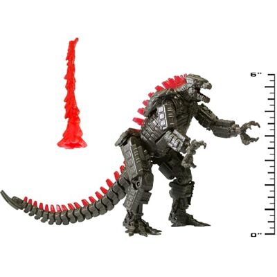 MonsterVerse Godzilla vs Kong 6" Battle Mechagodzilla w/Proton Scream, Multicolore, (imballaggio può essere diverso) MonsterVerse Godzilla vs Kong 6" Battle Mechagodzilla w/Proton Scream, Multicolore, (imballaggio può essere diverso)