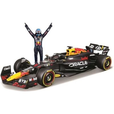 Burago B Red Bull RB20 Verstappen, Modello Scala 1:24, Figure Pilota Modellino F1 RB20 #1 Verstappen Scala 1:24 con Personaggio, Replica Dettagliata Licenza Red Bull, Età 14+ Burago B Red Bull RB20 Verstappen, Modello Scala 1:24, Figure Pilota Modellino F1 RB20 #1 Verstappen Scala 1:24 con Personaggio, Replica Dettagliata Licenza Red Bull, Età 14+