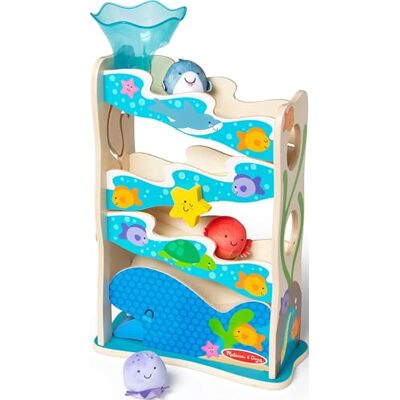 Melissa & Doug Rollables Giocattolo per Neonati e Bambini Piccoli Scivolo Oceanico in Legno, Giochi in Legno, Gioco Sensoriale, Giocattoli per Lo Sviluppo, 12 Mesi, Regalo per Bambino e Bambina Melissa & Doug Rollables Giocattolo per Neonati e Bambini Piccoli Scivolo Oceanico in Legno, Giochi in Legno, Gioco Sensoriale, Giocattoli per Lo Sviluppo, 12 Mesi, Regalo per Bambino e Bambina