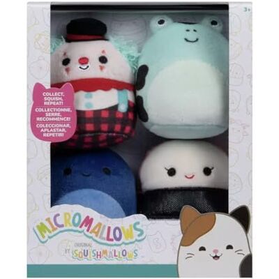 Squishmallows Micromallows Solenn, Preeti, Ukee, Dear - Peluche Squishmallows Micromallows Solenn, Preeti, Ukee, Dear - Peluche