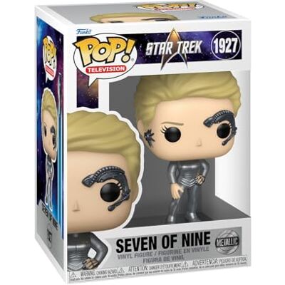 Funko POP! TV: Star Trek Voyager Seven of Nine Copy Metallic Figura in vinile da collezione Idea regalo Prodotto ufficiale Giocattoli per bambini e adulti Funko POP! TV: Star Trek Voyager Seven of Nine Copy Metallic Figura in vinile da collezione Idea regalo Prodotto ufficiale Giocattoli per bambini e adulti