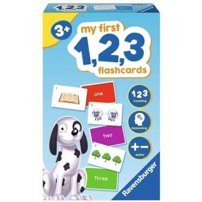 Ravensburger My First 1, 2, 3 Flash Card Game per bambini dai 3 anni in su, ideale per l'apprendimento precoce, il riconoscimento di oggetti, alfabeto, lettura e ortografia Ravensburger My First 1, 2, 3 Flash Card Game per bambini dai 3 anni in su, ideale per l'apprendimento precoce, il riconoscimento di oggetti, alfabeto, lettura e ortografia
