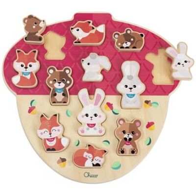 Chicco Set da Collezione con 12 Personaggi in Legno, Gioco Montessori, 3 Famiglie di Animali, Compatibile con i Playset My Wood Friends, Crea Storie, Gioco Bambina e Bambino 2+ Anni, Idea Regalo Chicco Set da Collezione con 12 Personaggi in Legno, Gioco Montessori, 3 Famiglie di Animali, Compatibile con i Playset My Wood Friends, Crea Storie, Gioco Bambina e Bambino 2+ Anni, Idea Regalo