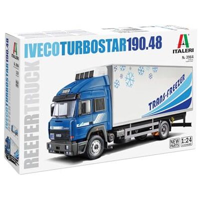 Italeri Turbostar 190.48 Reefer Truck, scala 1:24, Plastic Model Kit/Modello in plastica da montare Italeri Turbostar 190.48 Reefer Truck, scala 1:24, Plastic Model Kit/Modello in plastica da montare