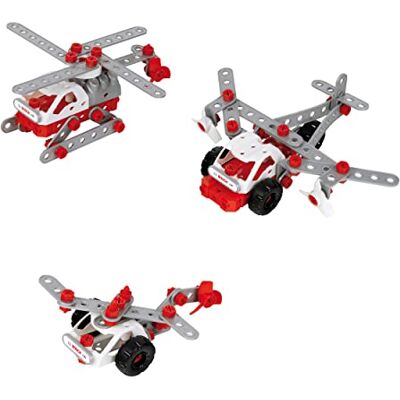 Theo Klein 8791 Set da Costruzione Bosch Helicopter Team, 3 in 1 I per la Costruzione di Diversi velivoli I Include progetti di Costruzione per 3 Modelli I Giocattoli per Bambini dai 3 Anni in su Theo Klein 8791 Set da Costruzione Bosch Helicopter Team, 3 in 1 I per la Costruzione di Diversi velivoli I Include progetti di Costruzione per 3 Modelli I Giocattoli per Bambini dai 3 Anni in su