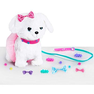 Barbie Walking Puppy, Cucciolo di Peluche interattivo con guinzaglio, Cammina, Suoni e Accessori, Giocattolo da 23 cm, dai 3 Anni in su Barbie Walking Puppy, Cucciolo di Peluche interattivo con guinzaglio, Cammina, Suoni e Accessori, Giocattolo da 23 cm, dai 3 Anni in su